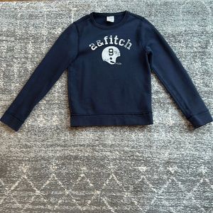 Abercrombie & Fitch Boys size 10 Navy Crewneck Sweatshirt